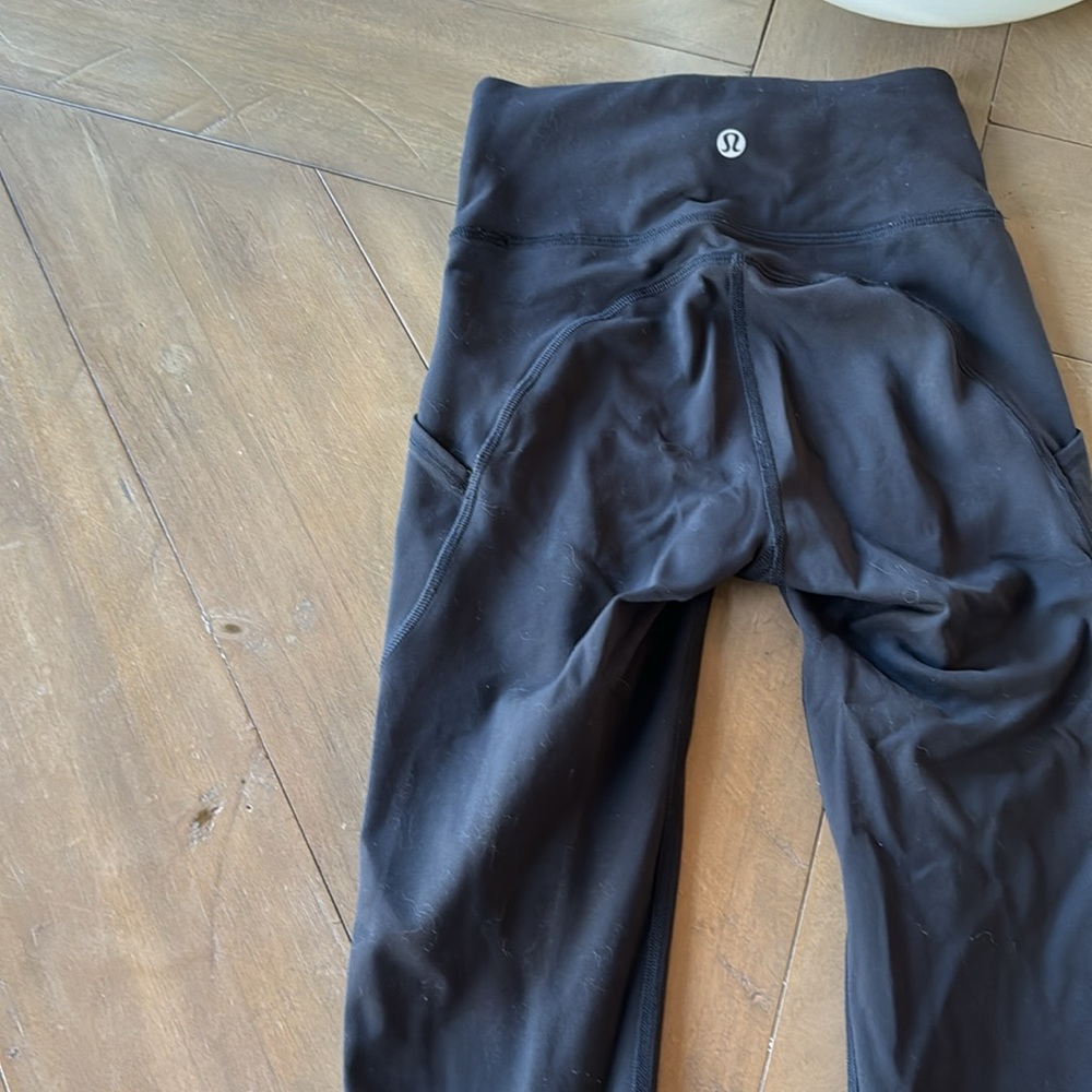 Black lululemon align leggings with pockets